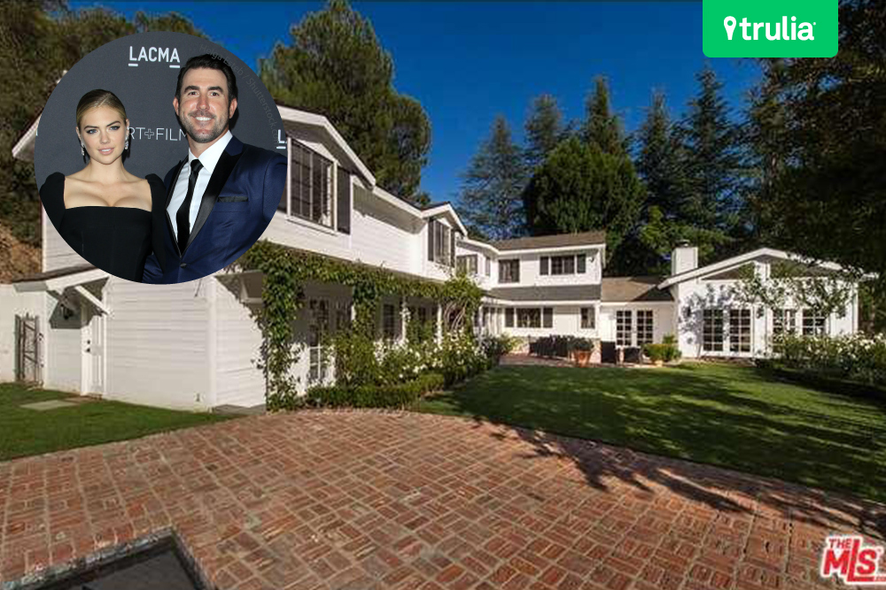 Kate Upton and Justin Verlander place their spacious Beverly Hills estate