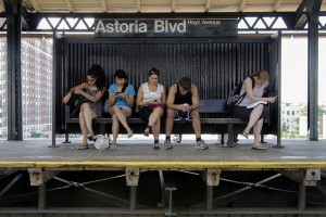 The N Stop at Astoria Boulevard