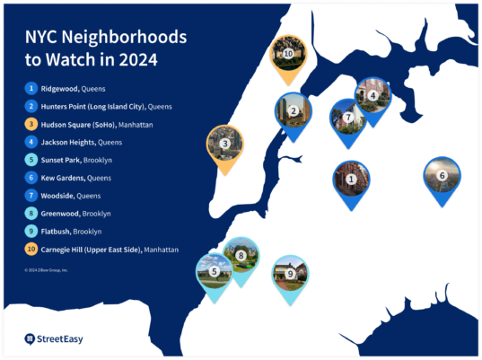 10 NYC Neighborhoods To Watch In 2024 StreetEasy   2024 NTW Map Blog 537x401 