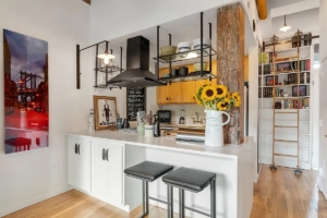 kitchen in historic Park Slope building