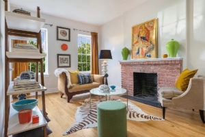 living room in West Village 1-bedroom