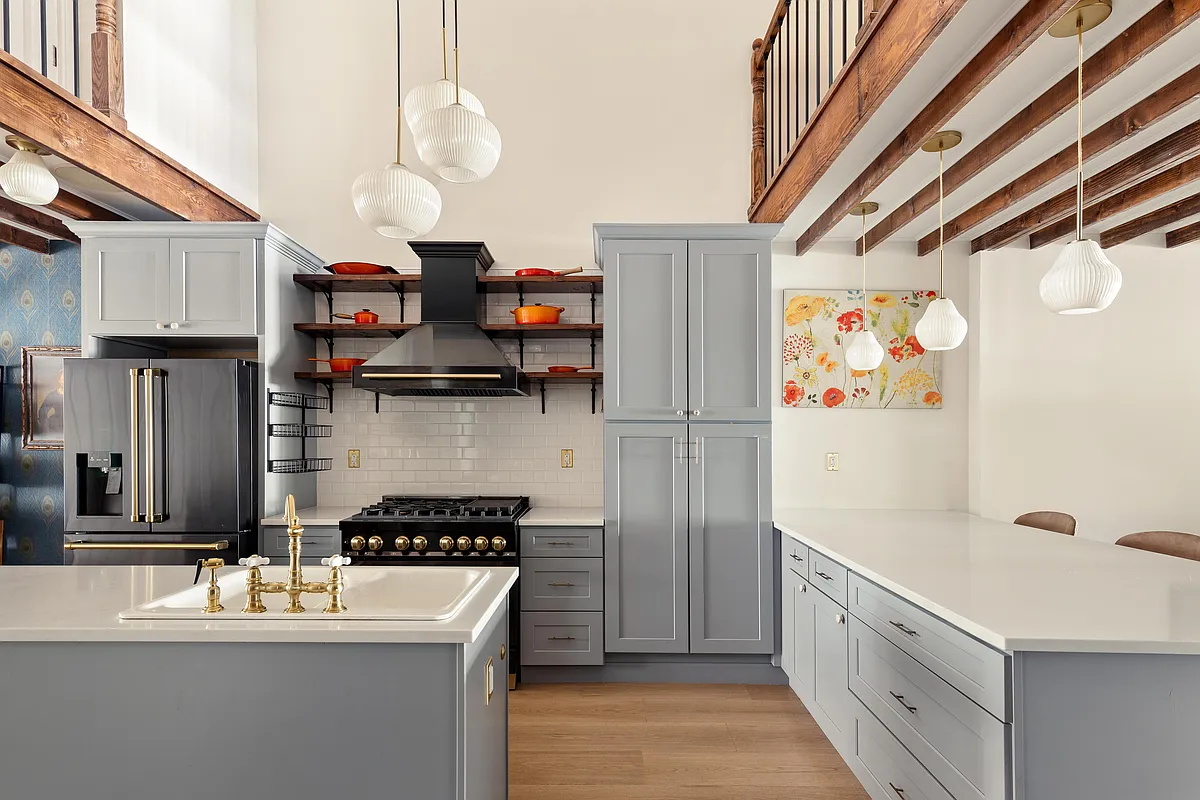 kitchen in Greenpoint 5-bedroom - open houses for September 21 and 22