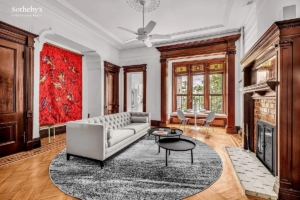 living room in charming Park Slope 2-bedroom near Prospect Park