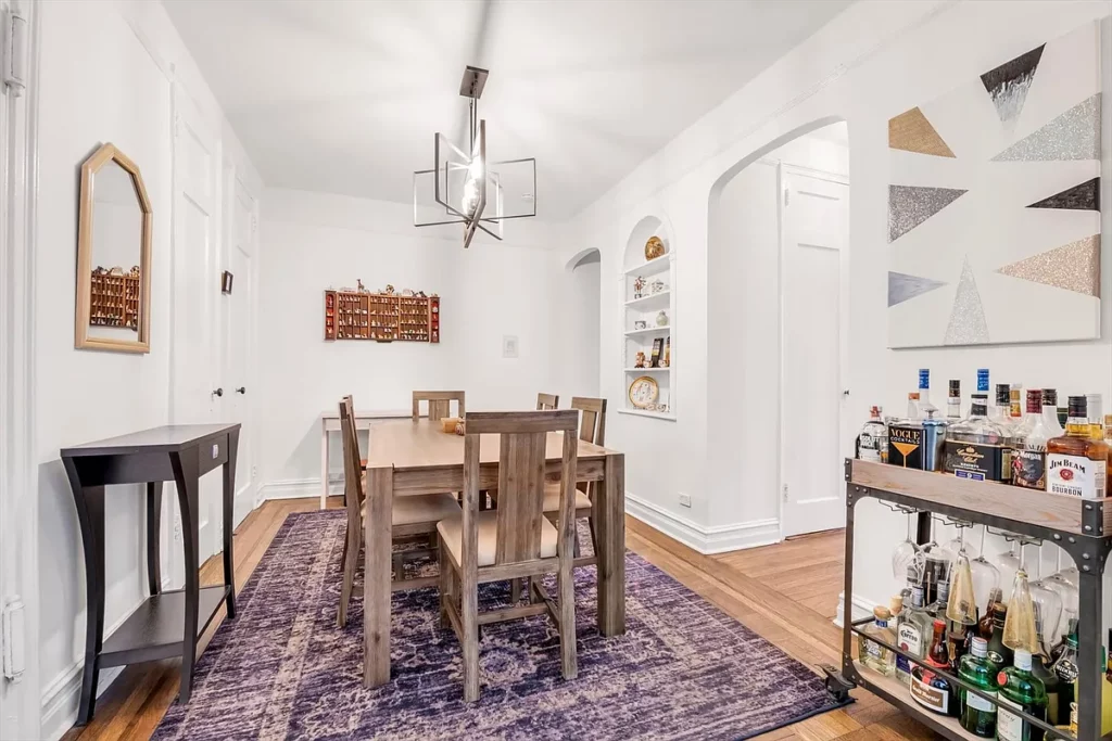 dining room in Forest Hills homes