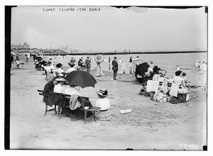 Image of historic coney island beach