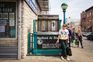 Photo of L train subway stop in Bedford Ave