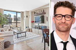 Photo of Matthew Morrison and chelsea condo