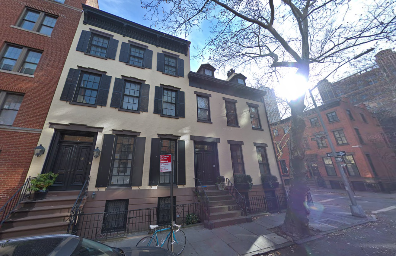 Image of Michelle Williams Thomas Kail Brooklyn Heights Townhouse at 55 Willow Street