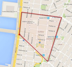 Hudson Square map