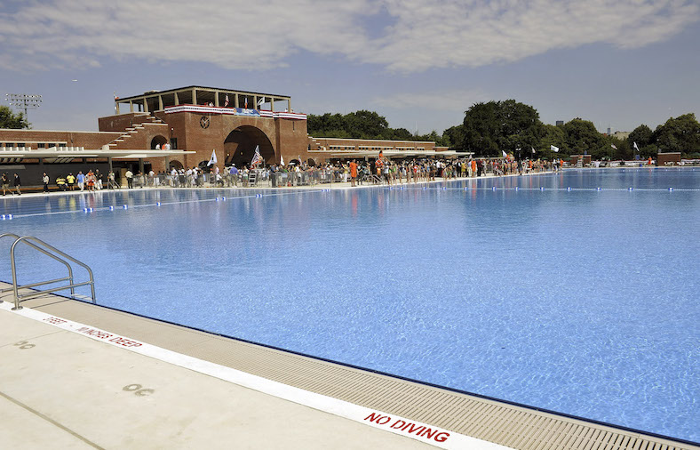 NYC public pools - McCarren Park pool, Brooklyn