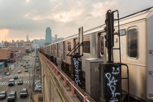 image of close to the subway in New York