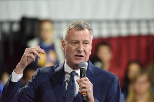 NYC Mayor Bill de Blasio