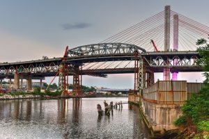 image of the old Kosciuszko Bridge in Queens, New York