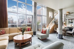 image of well designed apartment with tile floors